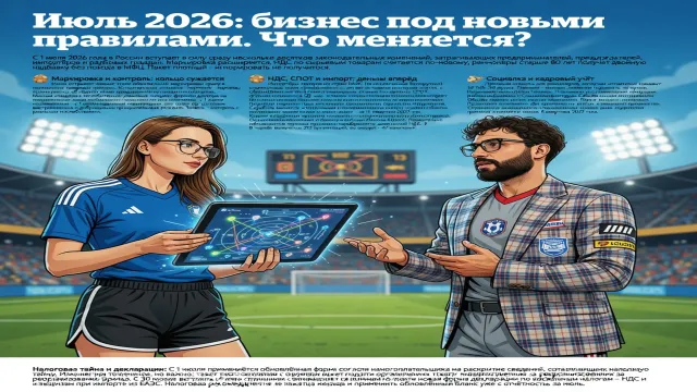 Июль 2026: бизнес под новыми правилами. Что меняется?